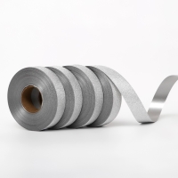 Лента "ТИФФАНИ" для декора и подарков,серебро, 2 см х 50 м Лента "ТИФФАНИ" для декора и подарков,серебро, 2 см х 50 м