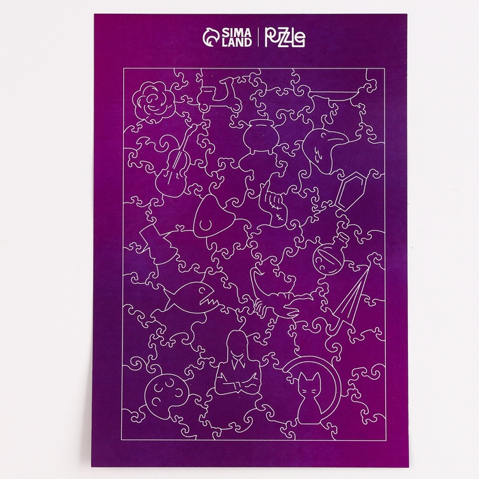 Пазл деревянный фигурный «Девочка в чёрном платье», 80 элементов Пазл деревянный фигурный «Девочка в чёрном платье», 80 элементов