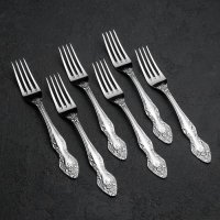 Набор столовых приборов &laquo;Тройка&raquo;, 24 предмета, декоративная коробка, цвет серебряный