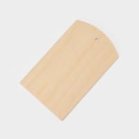 Доска разделочная деревянная с отверстием Доляна, 21&times;12,5 см, фанера