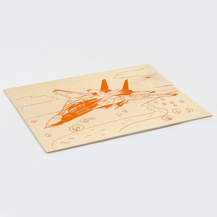 Основы для выжигания &laquo;Истребитель&raquo; 30х21 см