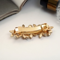 Заколка-автомат для волос "Либерти бусины" цветы, 6 см, золото Заколка-автомат для волос "Либерти бусины" цветы, 6 см, золото