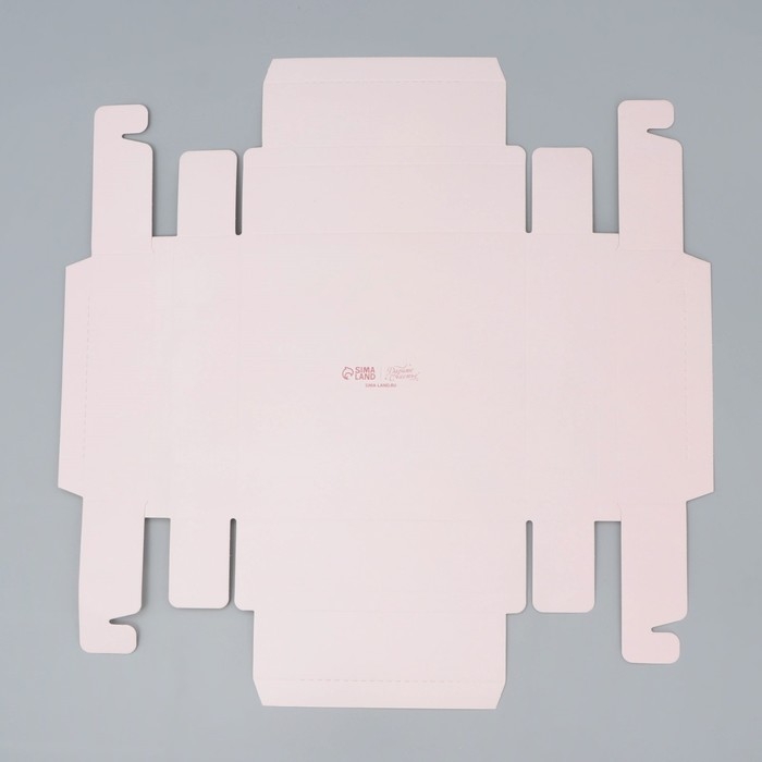 Коробка для конфет, кондитерская упаковка, 9 ячеек, &laquo;Нежность&raquo;, 14.7 х 14.7 х 3.5 см