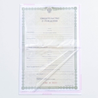 Папка для свидетельства о рождении &laquo;Малышка&raquo;, А5