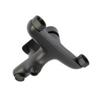 Смеситель для ванны ZEIN Z3853, однорычажный, душевой набор, лейка 5 режимов, графит Смеситель для ванны ZEIN Z3853, однорычажный, душевой набор, лейка 5 режимов, графит