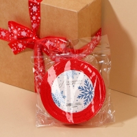 Лента атласная «С Новым годом!», красная, 2 см × 25 ярдов (22,5 м) Лента атласная «С Новым годом!», красная, 2 см × 25 ярдов (22,5 м)