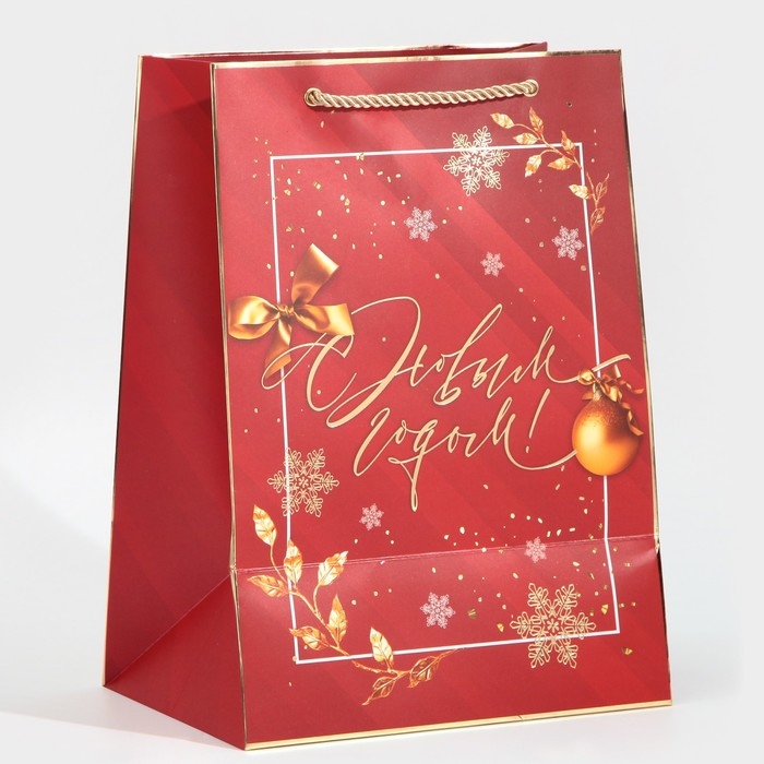 Пакет подарочный новогодний ламинированный &laquo;Вера в чудеса&raquo;, 21 х 30 х 15 см, Новый год