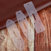 Набор лекал для подпряжника, 30 мм &times; 10,5 см, 3 шт, цвет прозрачный