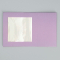 Коробка-фоторамка подарочная складная, упаковка, &laquo;Лавандовая&raquo;, 14 х 14 х 8 см