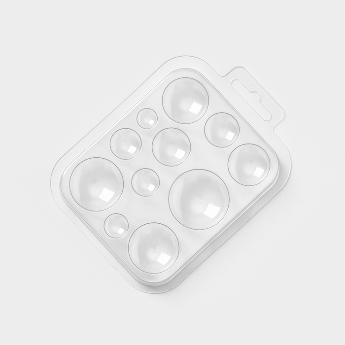 Форма для шоколада и конфет пластиковая &laquo;Шоко-круги&raquo;, цвет прозрачный