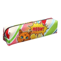 Пенал школьный "Рыжий кот" на молнии Пенал школьный "Рыжий кот" на молнии