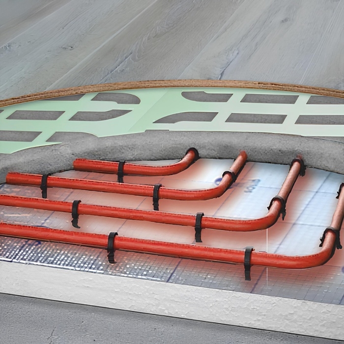 Листовая подложка для теплых полов,зеленый 3мм, 5м2