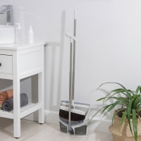 Щётка для пола Raccoon: совок 28&times;27&times;89 см, щётка 23&times;94 см, цвет белый