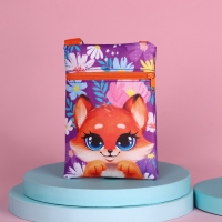 Подарочный набор для девочки «Лисенок», сумка, набор резинок, блокнот, тату Подарочный набор для девочки «Лисенок», сумка, набор резинок, блокнот, тату