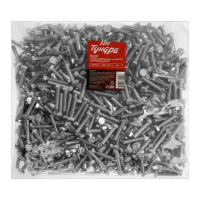 Болт ТУНДРА, оцинкованный, DIN 933, класс прочности 8.8, М6х30 мм, 5 кг