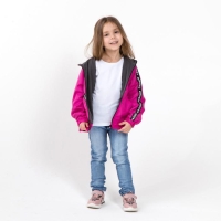 Ветровка детская, цвет малиновый, рост 110-116 см Ветровка детская, цвет малиновый, рост 110-116 см