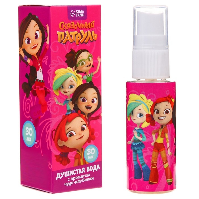 Душистая вода, аромат клубники, 30 мл Душистая вода, аромат клубники, 30 мл "Время чудес" , Сказочный патруль