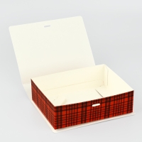 Складная новогодняя коробка-книга &laquo;Уютная классика&raquo;, 16,5 х 12,5 х 5 см, Новый год