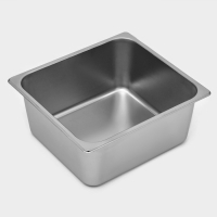Гастроемкость 2/3 из нержавеющей стали, 150 мм, 35,5&times;32,5&times;15 см, толщина 0,8 мм