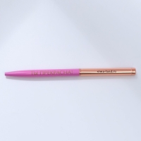 Ручка металл с поворотным механизмом &laquo;Ты прекрасна!&raquo;, синяя паста 1.0 мм