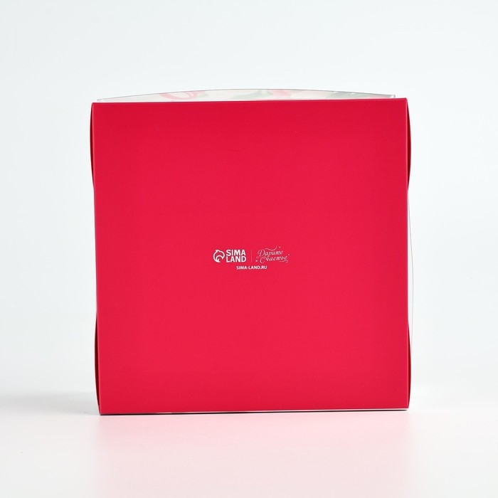 Коробка для капкейка &laquo;Нежность&raquo;, 16 х 16 х 7.5 см