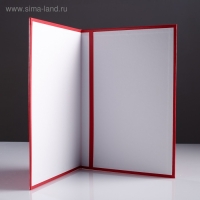 Папка адресная "Виньетка" бумвинил, мягкая, красный, А4 Папка адресная "Виньетка" бумвинил, мягкая, красный, А4