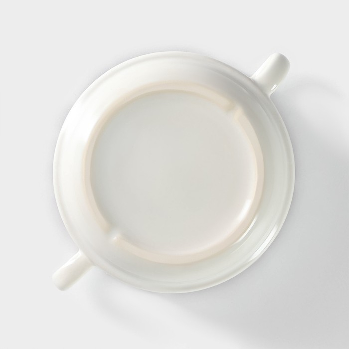 Бульонница фарфоровая Antica perla, 300 мл, d=11,5 см, цвет белый