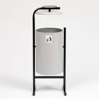 Урна уличная «Космос» 21 л, 32 х 82,5 х 28,5 см, серая, бак 0,6 мм Урна уличная «Космос» 21 л, 32 х 82,5 х 28,5 см, серая, бак 0,6 мм