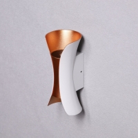 Светильник фасадный &laquo;Элегант&raquo;, FSD-090, 6 Вт, 3000К, IP65, 220 В, металл, бело-золотистый