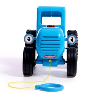 Каталка музыкальная &laquo;Синий трактор&raquo; с палкой