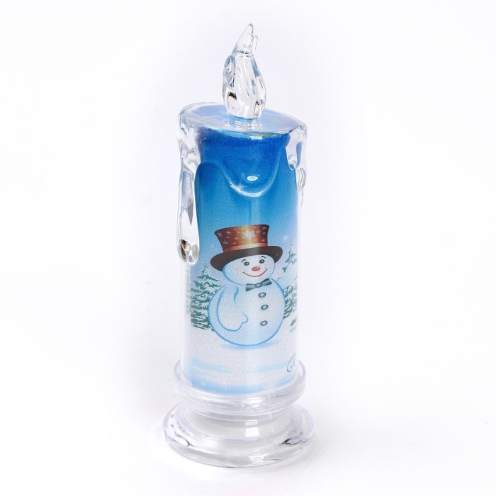 Свеча светодиодная &laquo;Снеговик&raquo;