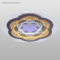 Светильник с ПДУ 660608N LED 160Вт 3 режима 3000-6000К диммер белый 50х50х7,5 см BayerLux