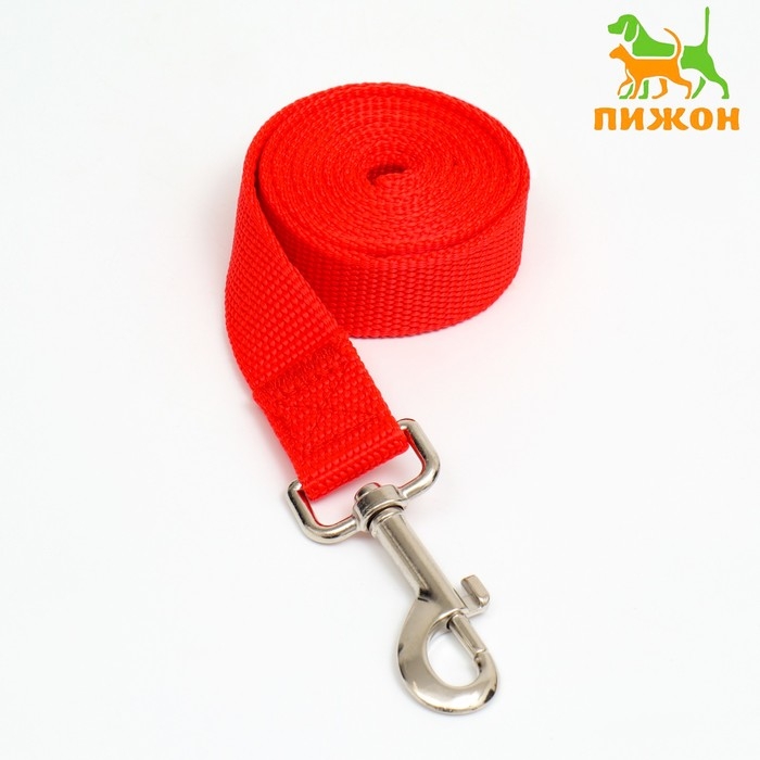 Поводок 1,2 м х 2,5 см, красный Поводок 1,2 м х 2,5 см, красный
