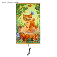 Обогреватель "Домашний очаг" Котенок, инфракрасный, 500 Вт, 15 м&sup2;