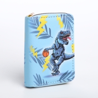 Кошелёк детский на молнии «Выбражулька», цвет голубой Кошелёк детский на молнии «Выбражулька», цвет голубой