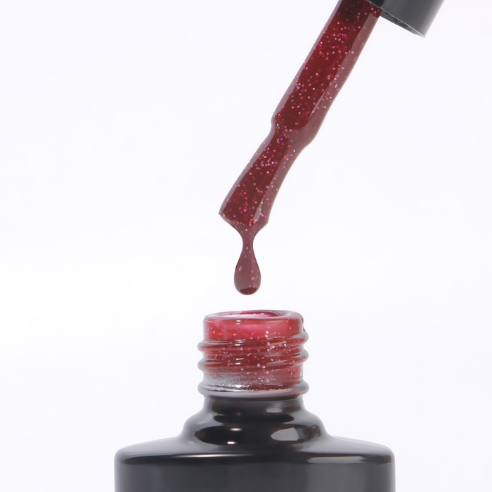 Гель лак для ногтей &laquo;THERMO GLITTER&raquo;, 3-х фазный, 8 мл, LED/UV, цвет (669)