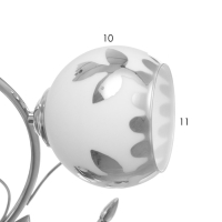 Люстра "Адель" 5х40Вт Е27 Хром МОДЕЛЬ: 2612361 Люстра "Адель" 5х40Вт Е27 Хром МОДЕЛЬ: 2612361