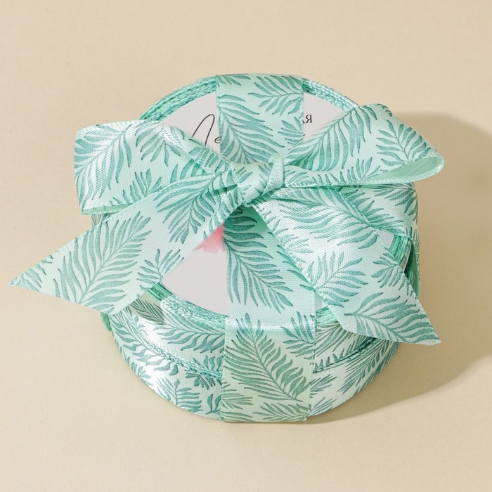 Лента атласная, подарочная упаковка, «Тропики», 2 см х 5 м Лента атласная, подарочная упаковка, «Тропики», 2 см х 5 м