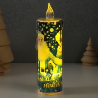 Ночник "Свеча" (Счастья) 3хLR1130 3,8х3,8х12см Ночник "Свеча" (Счастья) 3хLR1130 3,8х3,8х12см