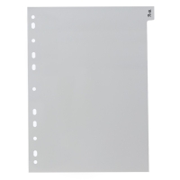 Набор разделителей листов А4 Office-2000, по месяцам ЯНВ-ДЕК, 12 листов, серые, пластик 120 мкм