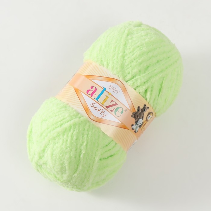 Пряжа "Softy" 100% микрополиэстер 115м/50гр (41 ментол)