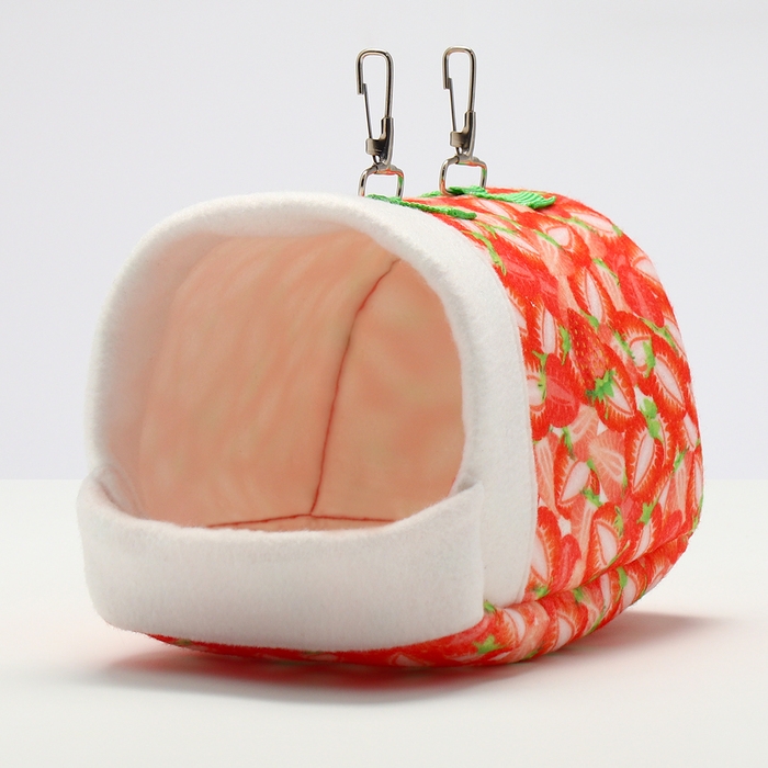 Подвесной домик-кроватка Подвесной домик-кроватка "Клубничка", 18 х 15 х 12 см