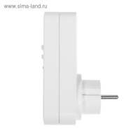 Розеточный электронный таймер недельный Luazon Lighting, 16A, шаг 1 мин, 220 В