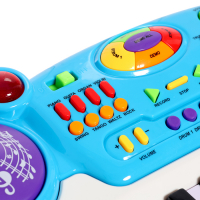 Напольный синтезатор «Лучший музыкант», со стульчиком и микрофоном Напольный синтезатор «Лучший музыкант», со стульчиком и микрофоном