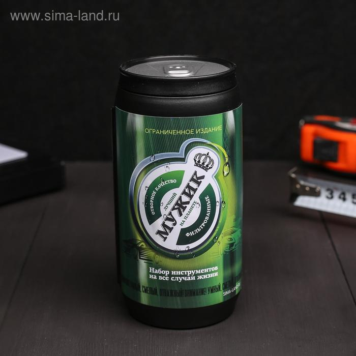 Набор инструментов в банке &laquo;Мужик&raquo;, 13 предметов