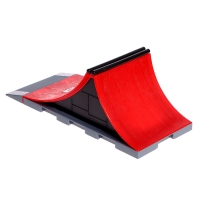 Набор скейт-парк &laquo;Трюк: прыжок&raquo;, фингербайк с двойным трамплином