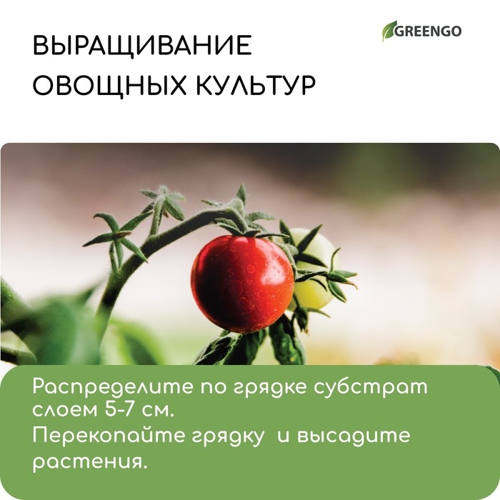 Субстрат кокосовый в брикете, 7 л, 30% чипсы и 70% торф, Greengo Субстрат кокосовый в брикете, 7 л, 30% чипсы и 70% торф, Greengo