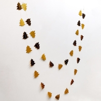 Новый год! Гирлянда &laquo;Ёлочки&raquo;, длина 4 м, цвет золотой