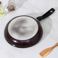 Сковорода &laquo;Хозяюшка&raquo;, d=26 см, съёмная ручка, антипригарное покрытие, цвет бордовый