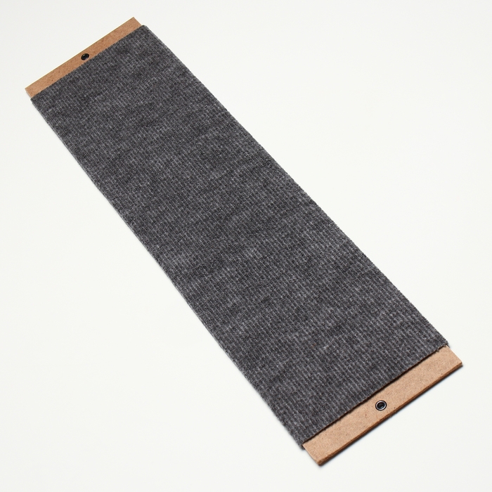 Когтеточка Когтеточка "Пижон", ДВП ковролин, 60 х 15 см, серая